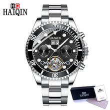 Load image into Gallery viewer, HAIQNI Men's Watches 2019 Top Luxury Golden Mechanical Watch