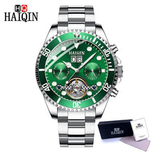 Load image into Gallery viewer, HAIQNI Men's Watches 2019 Top Luxury Golden Mechanical Watch