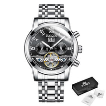Load image into Gallery viewer, HAIQIN Men Watch 2019 Top Brand Automatic Mechanical Bussiness Watch Men