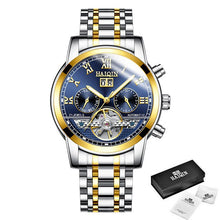 Load image into Gallery viewer, HAIQIN Men Watch 2019 Top Brand Automatic Mechanical Bussiness Watch Men
