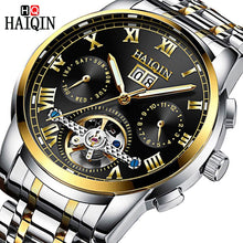 Load image into Gallery viewer, 2019 HAIQIN Brand Men's Watch Automatic Mechanical Bussiness Watch Men