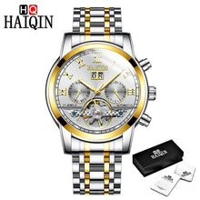 Load image into Gallery viewer, 2019 HAIQIN Brand Men's Watch Automatic Mechanical Bussiness Watch Men