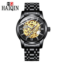Load image into Gallery viewer, HAIQIN Men's Watches 2019 Gold Luxury Machine  Watch Men