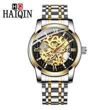Load image into Gallery viewer, HAIQIN Men's Watches 2019 Gold Luxury Machine  Watch Men