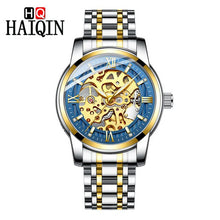 Load image into Gallery viewer, HAIQIN Men's Watches 2019 Gold Luxury Machine  Watch Men