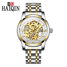 Load image into Gallery viewer, HAIQIN Men's Watches 2019 Gold Luxury Machine  Watch Men