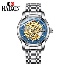 Load image into Gallery viewer, HAIQIN Men's Watches 2019 Gold Luxury Machine  Watch Men